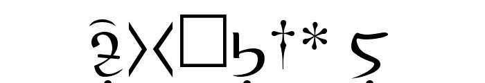 Coptic Bold Font OTHER CHARS
