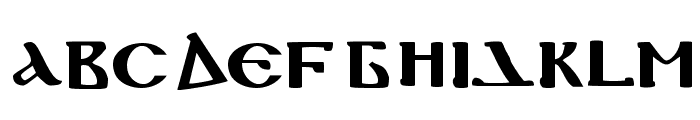 Coptica Font LOWERCASE