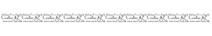 CoralineAZ Font OTHER CHARS
