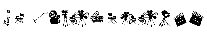 Cordel Movies Regular Font UPPERCASE