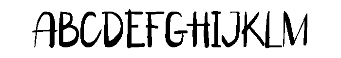 Coretane New Year Font UPPERCASE