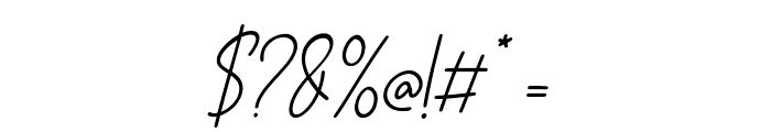 Coretta Italic Font OTHER CHARS