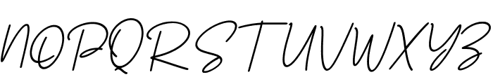 Coretta Italic Font UPPERCASE
