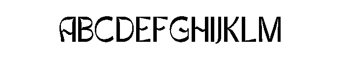 Corgale Font UPPERCASE