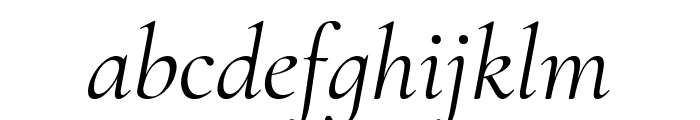 Cormorant Infant Italic Font LOWERCASE