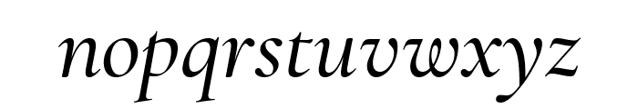 Cormorant Medium Italic Font LOWERCASE