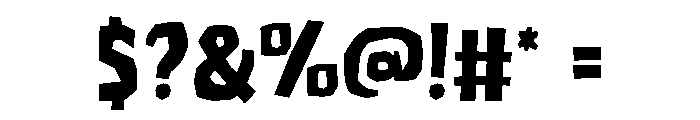 Corokaz Font OTHER CHARS