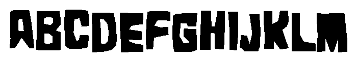 Corokaz Font UPPERCASE