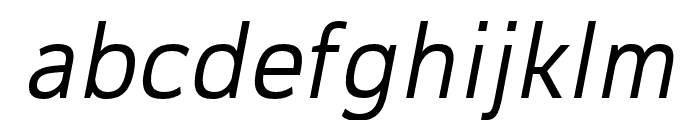 CorpTrial-RegularOblique Font LOWERCASE