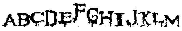 Corpse1 Font UPPERCASE