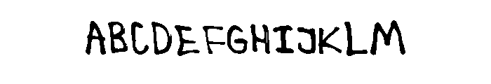 Corrector Regular Font UPPERCASE