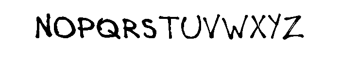 Corrector Regular Font LOWERCASE