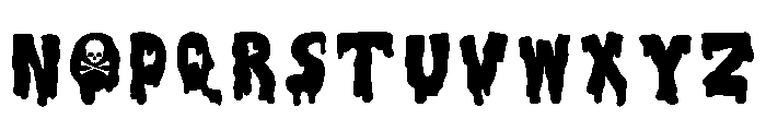 Corrosive Regular Font UPPERCASE