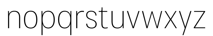 Cosima Trial Thin Font LOWERCASE