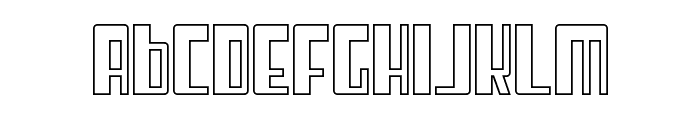 Cosmic Age Outline Font LOWERCASE