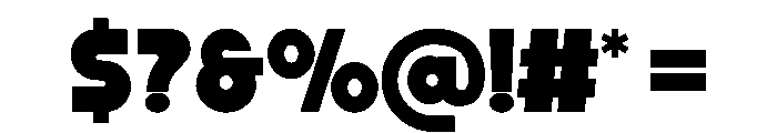 Cosmora Demo Bold Font OTHER CHARS