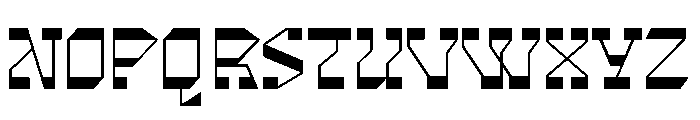 CosmosSkrift-Regular Font UPPERCASE