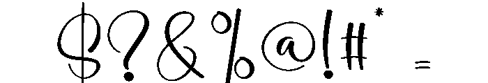 Costume Font OTHER CHARS