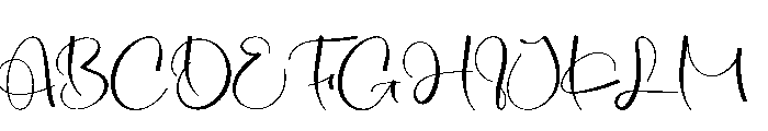 Costume Font UPPERCASE