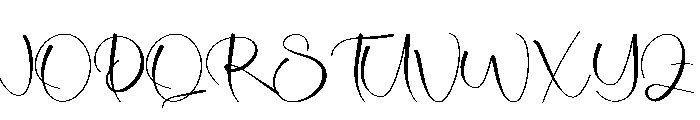 Costume Font UPPERCASE