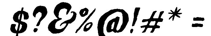 Cotarue Expanded Demo Font OTHER CHARS