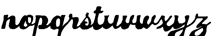 Cotarue Expanded Demo Font LOWERCASE