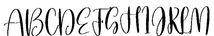 Cottage Font UPPERCASE
