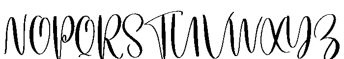 Cottage Font UPPERCASE