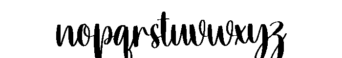 Cottage Font LOWERCASE