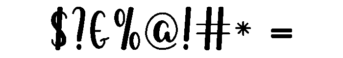 Cotton Candy Font OTHER CHARS