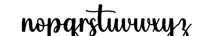 Cotton Candy Font LOWERCASE