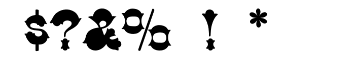 Cottonwood-Thin Font OTHER CHARS