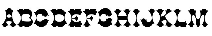 Cottonwood-Thin Font UPPERCASE