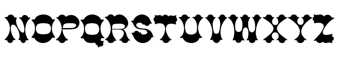 Cottonwood-Thin Font UPPERCASE