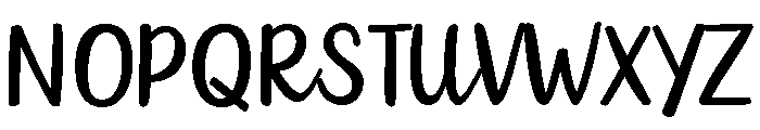 Couch Cuddles Font UPPERCASE