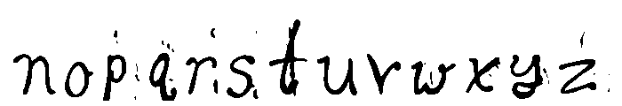 Could Be Bloody Regular Font LOWERCASE