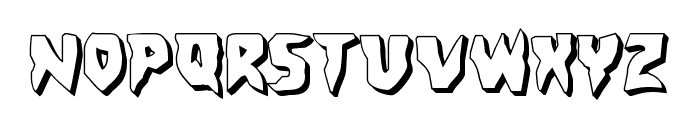 Count Suckula 3D Font UPPERCASE