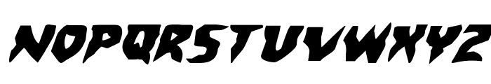 Count Suckula Expanded Italic Font UPPERCASE