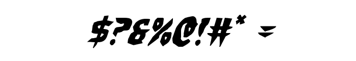 Count Suckula Italic Font OTHER CHARS