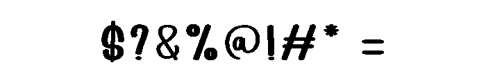 Courage Font OTHER CHARS