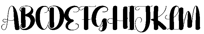 Courteous Font UPPERCASE