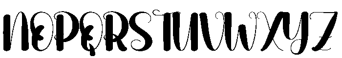 Courteous Font UPPERCASE
