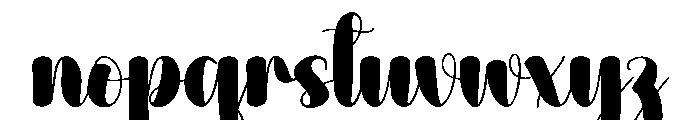 Courteous Font LOWERCASE