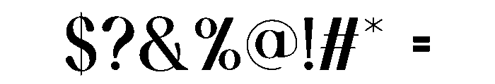 Couture Font OTHER CHARS