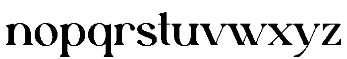 Couture Font LOWERCASE
