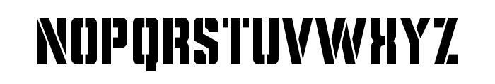 Covert Ops Condensed Font LOWERCASE