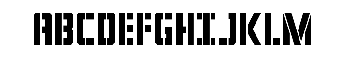 Covert Ops Condensed Font UPPERCASE