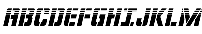 Covert Ops Halftone Italic Font UPPERCASE