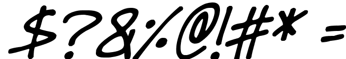 Covid-19 Contagion Italic Font OTHER CHARS
