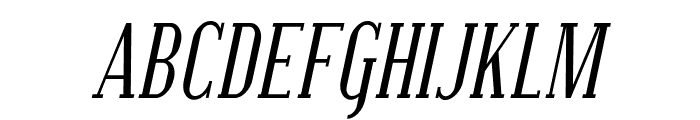 Covington Cond Italic Font UPPERCASE